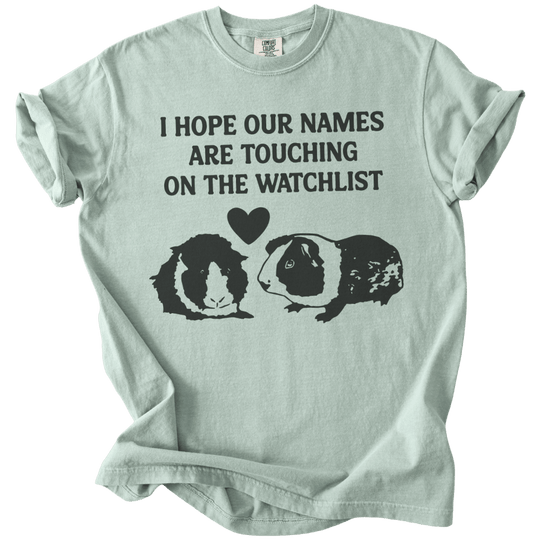 I Hope Our Names Are Touching On The Watchlist Tee