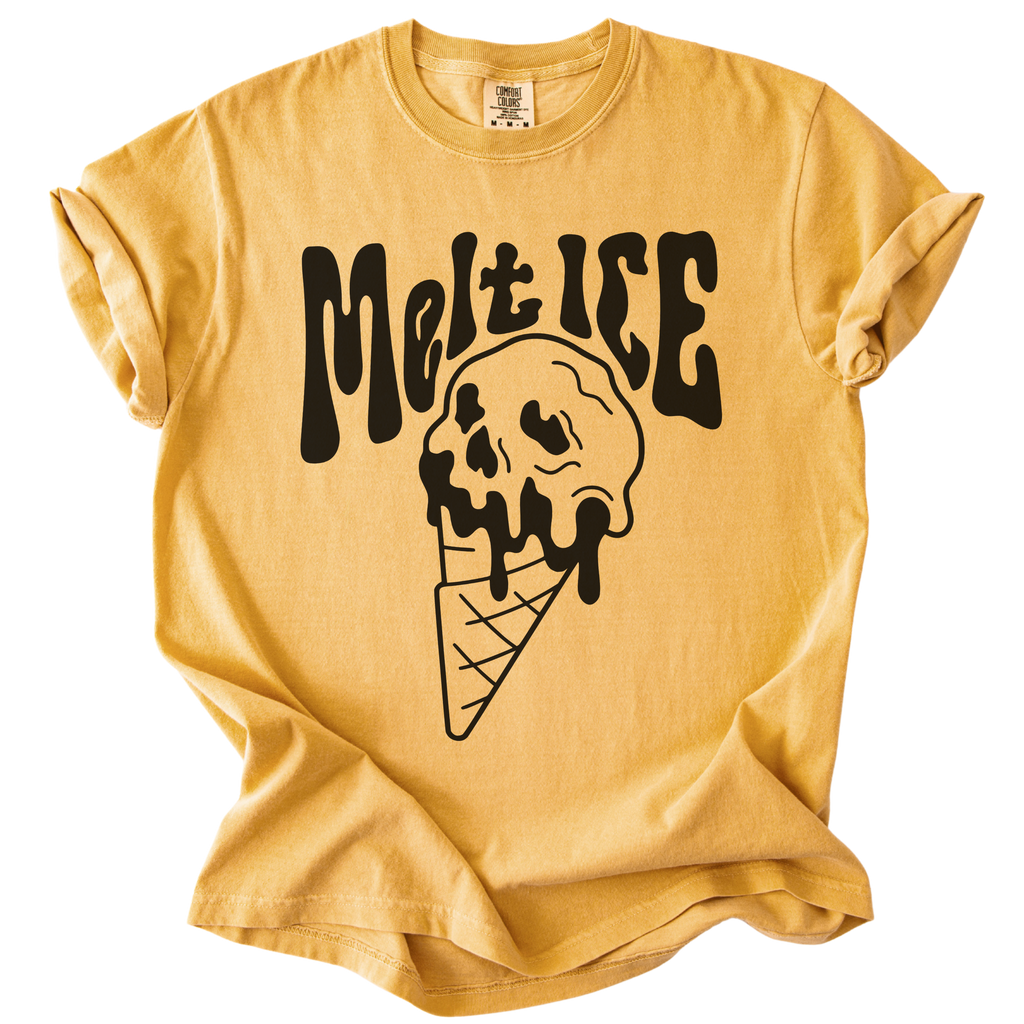 Melt Ice Ice Cream Skull Tee