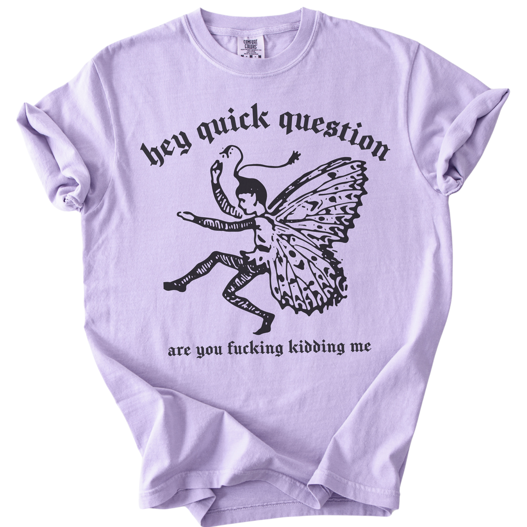 Hey Quick Question Are You Fucking Kidding Me? Tee