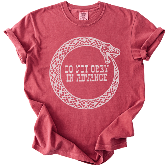 Do Not Obey in Advance Snake Tee