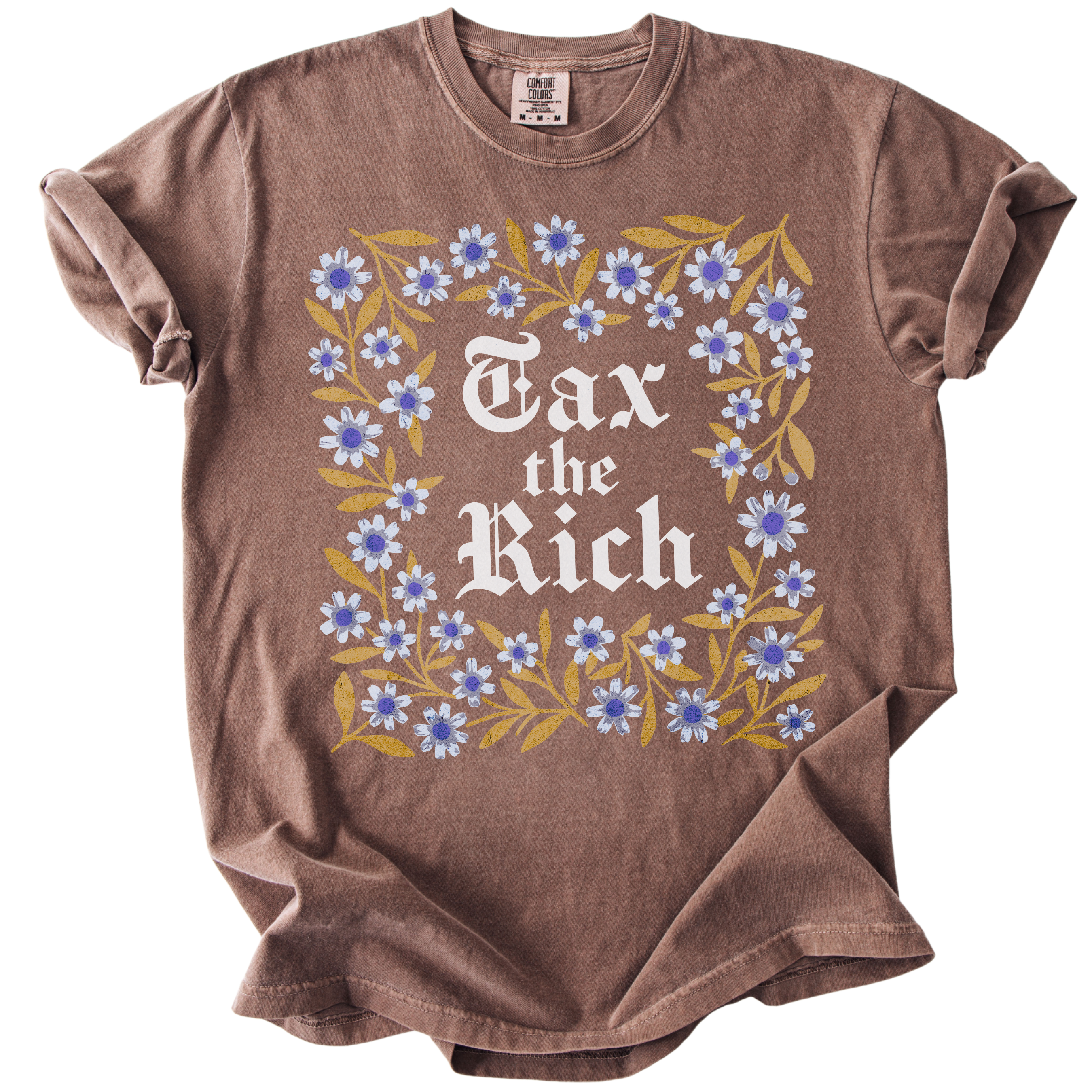 Tax The Rich Floral Tee
