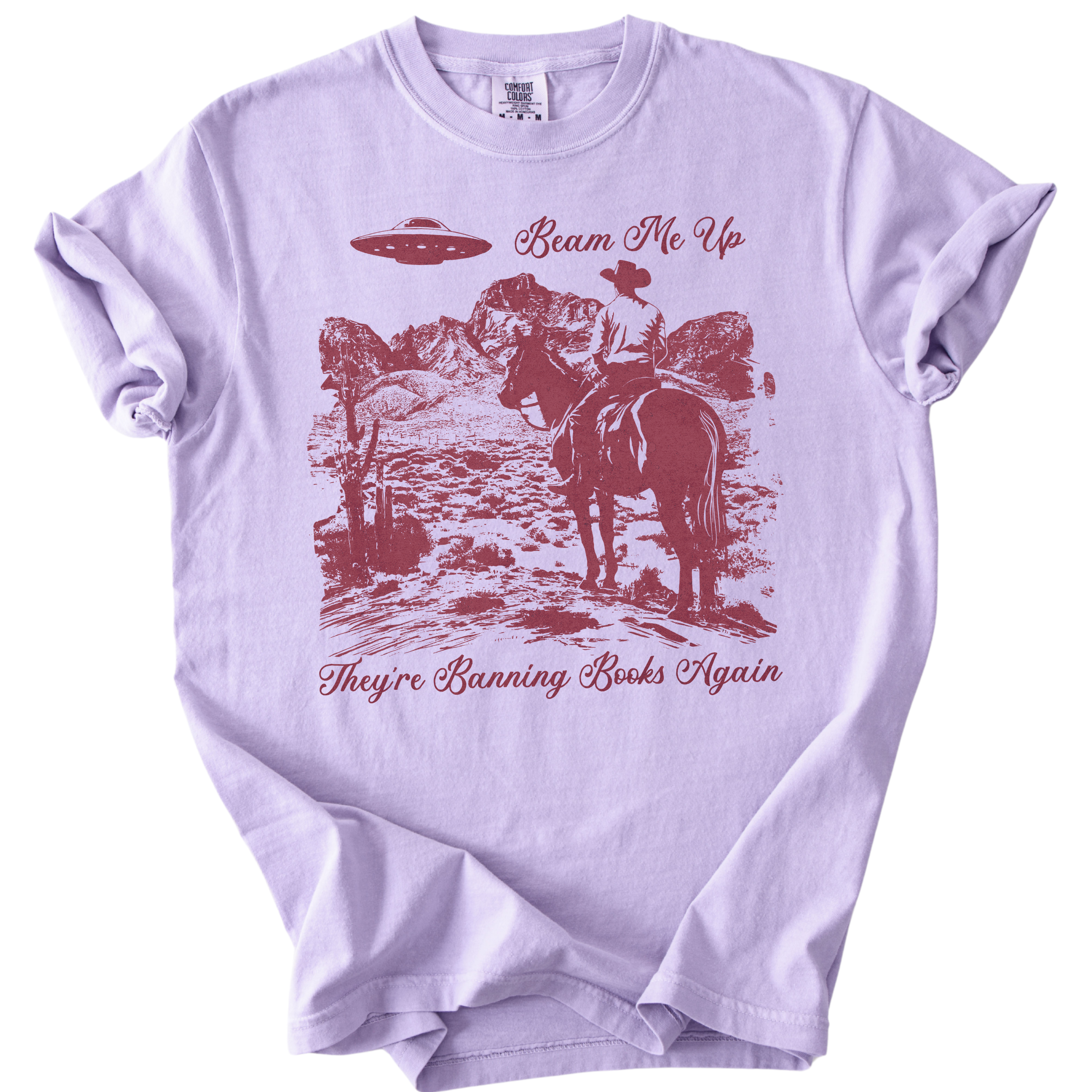 Beam Me Up They're Banning Books Again Tee