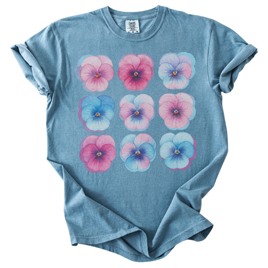 Trans Pride Pansies Tee