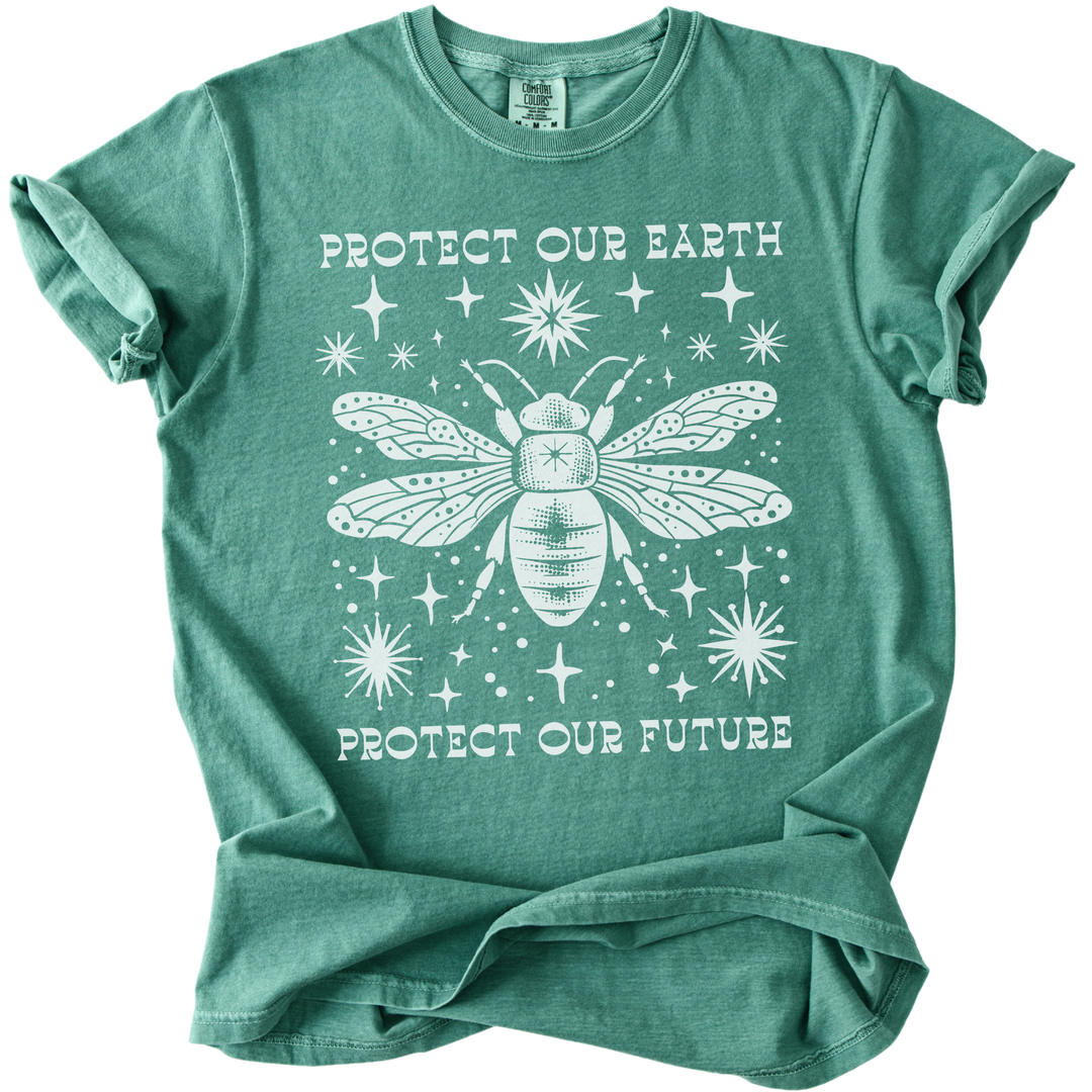 Protect Our Earth Protect Our Future Bee Tee