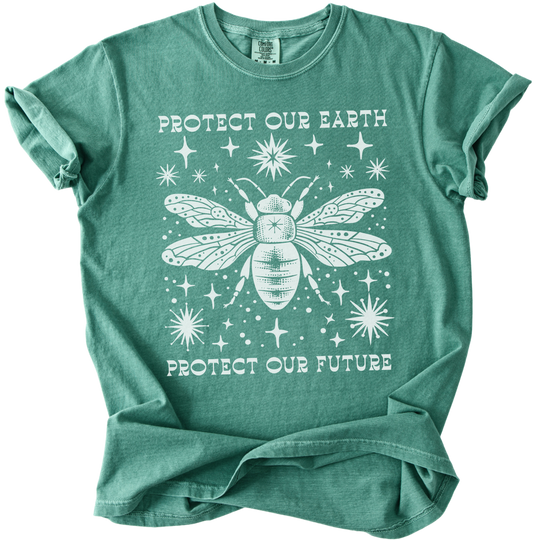 Protect Our Earth Protect Our Future Bee Tee