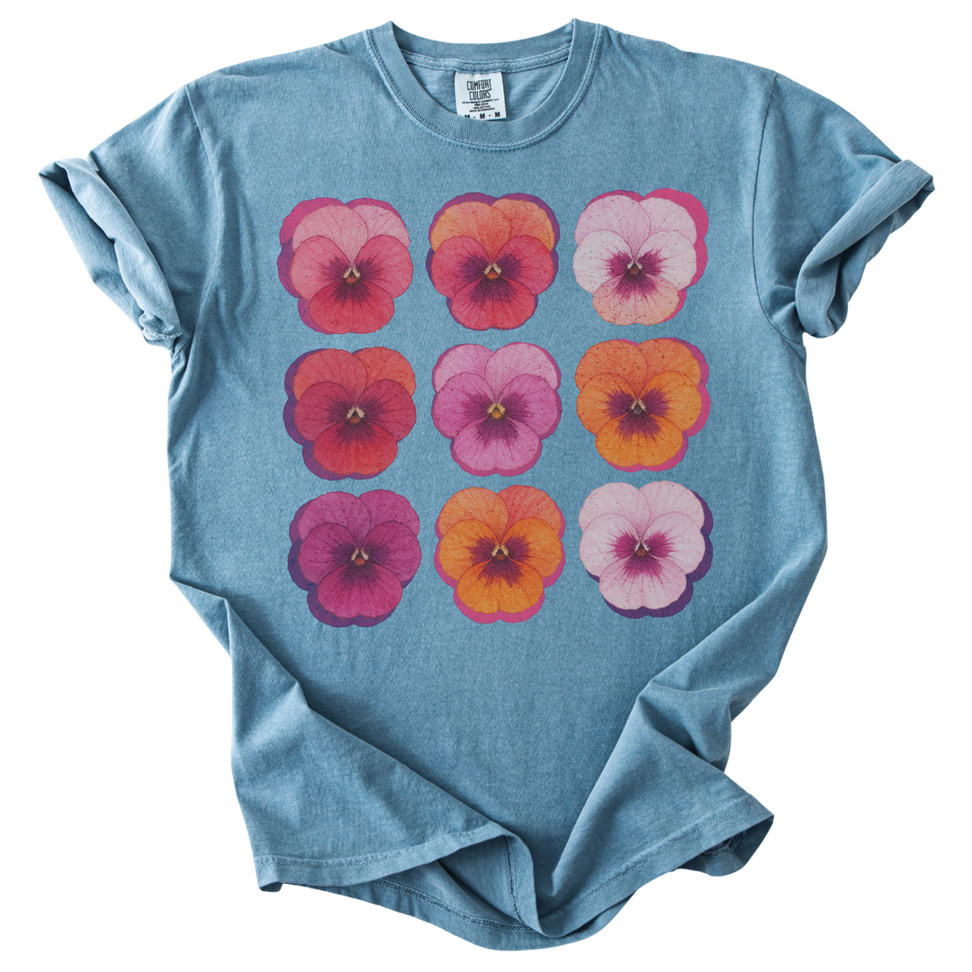 Lesbian WLW Pride Pansies Tee