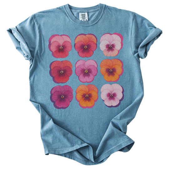 Lesbian WLW Pride Pansies Tee