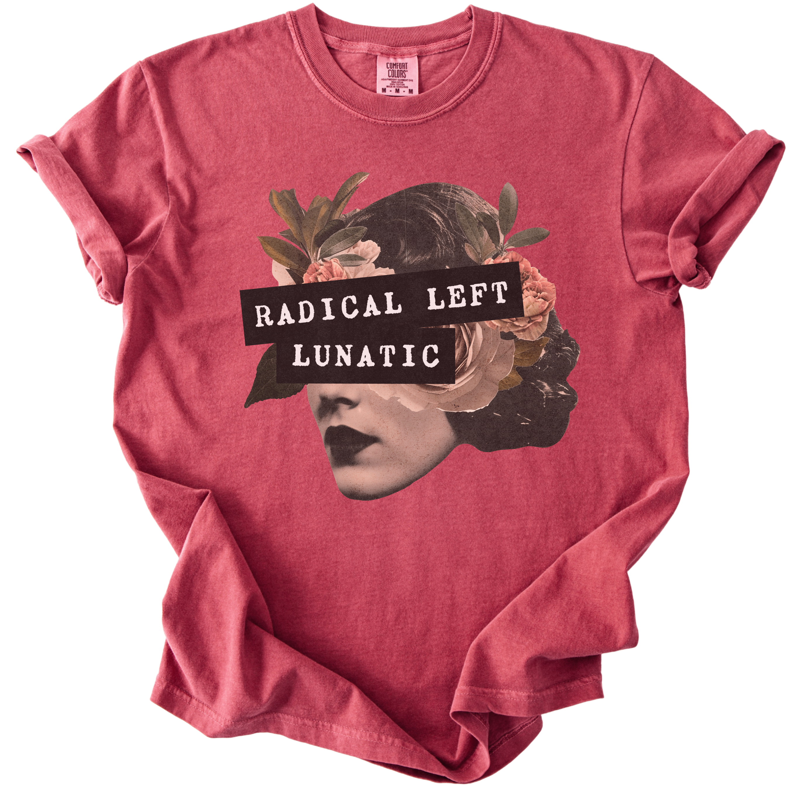 Radical Left Lunatic Collage Tee