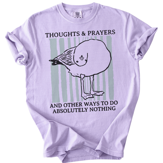 Seagull Thoughts &amp; Prayers Tee