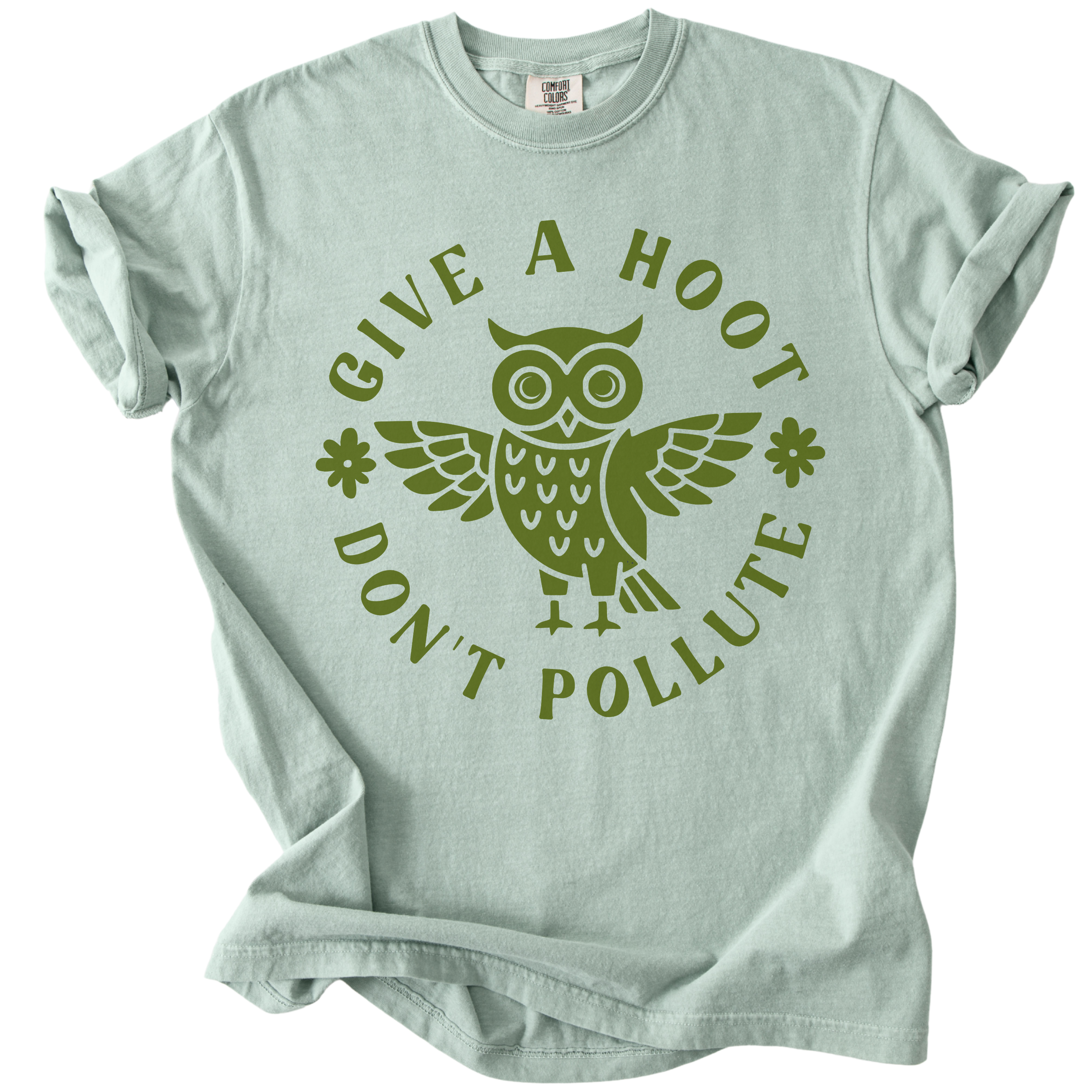 Give a Hoot Don't Pollute Tee