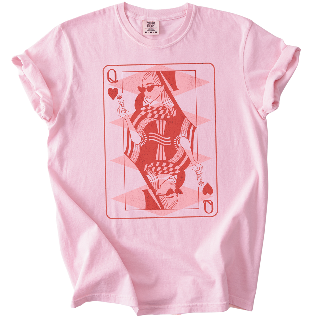 Subtle Fuck Trump Queen of Hearts Tee