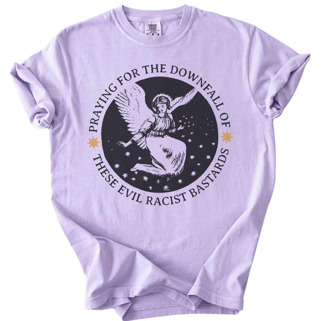 Praying for The Downfall Angel Tee