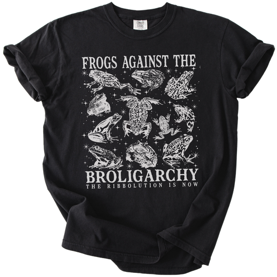 Frogs Against The Broligarchy Tee