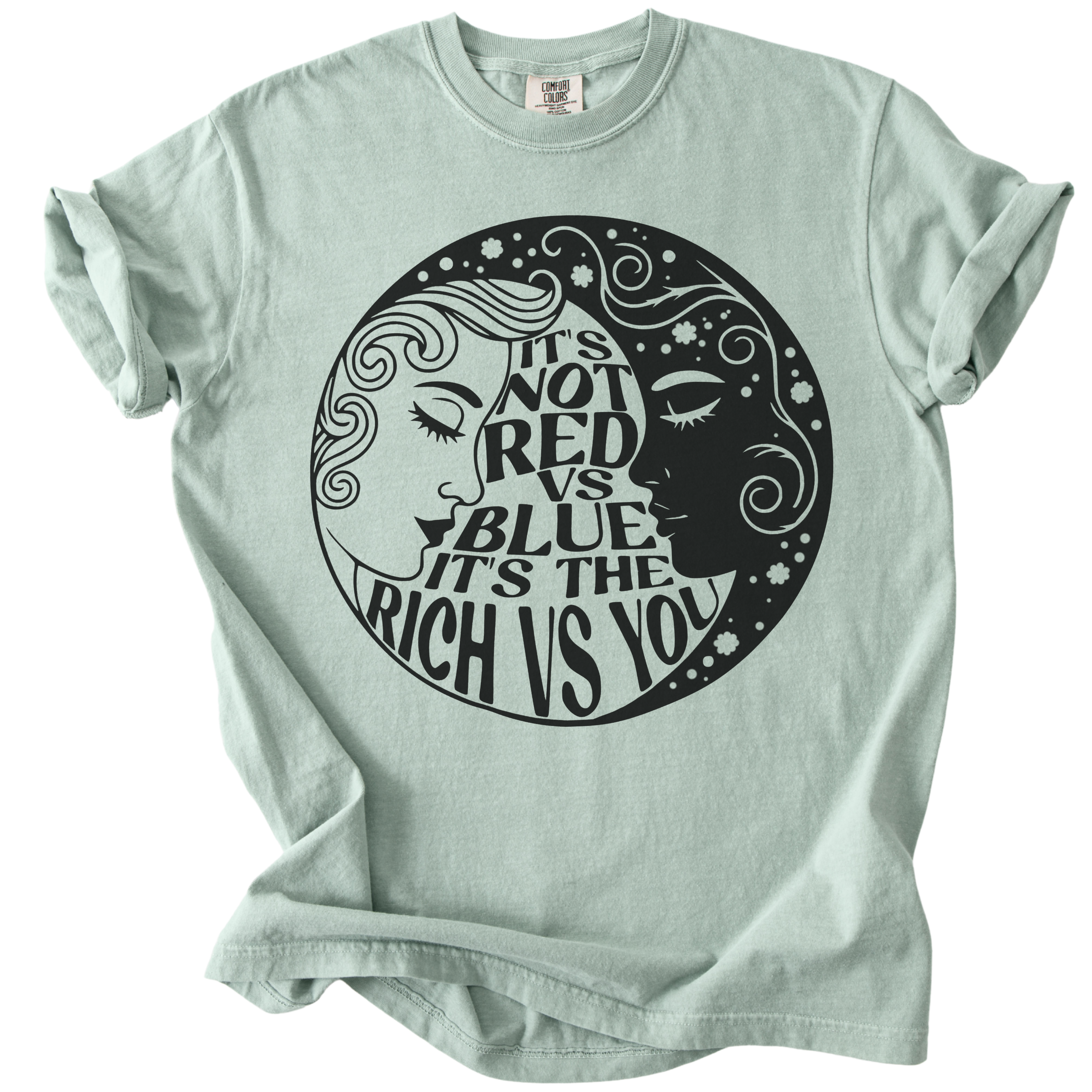 Not Red Vs Blue It's Rich Vs You Tee