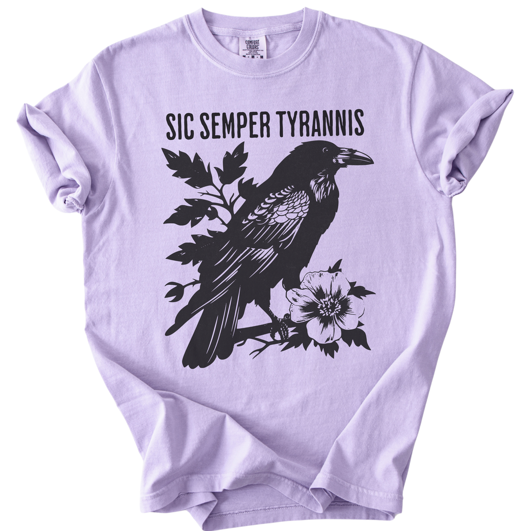 Sic Semper Tyrannis Raven Tee