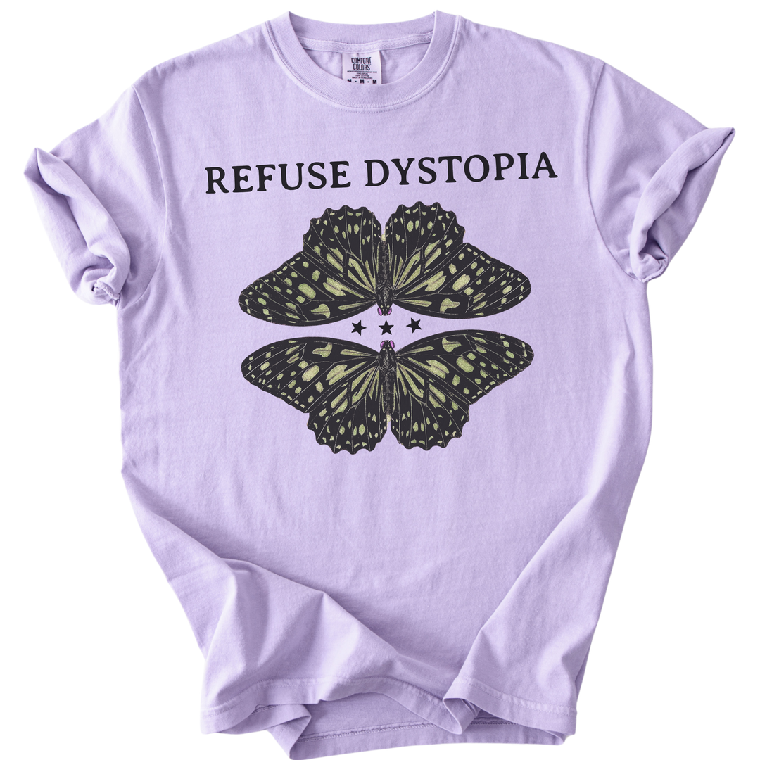 Refuse Dystopia Butterfly Tee