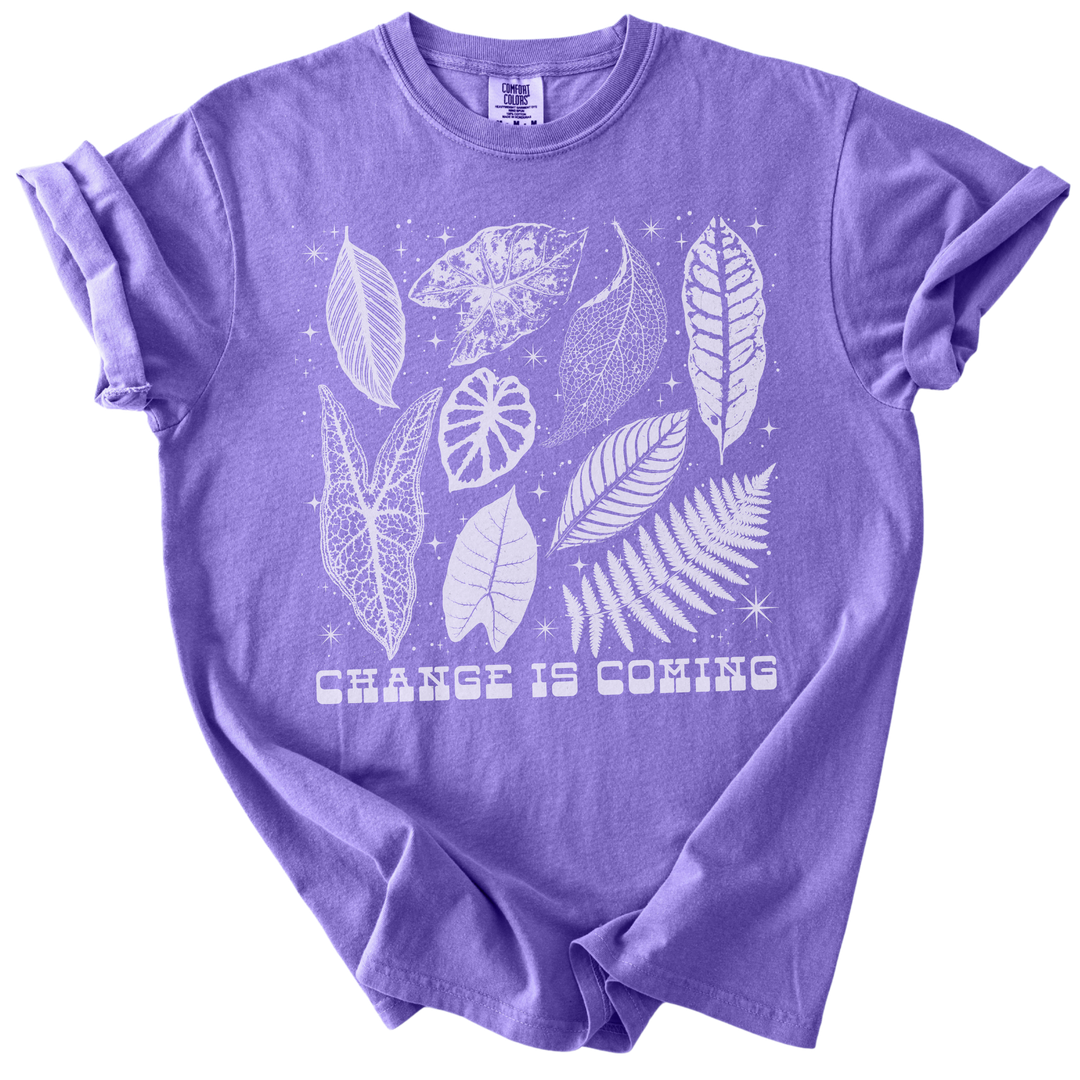 Change is Coming Leaves Tee