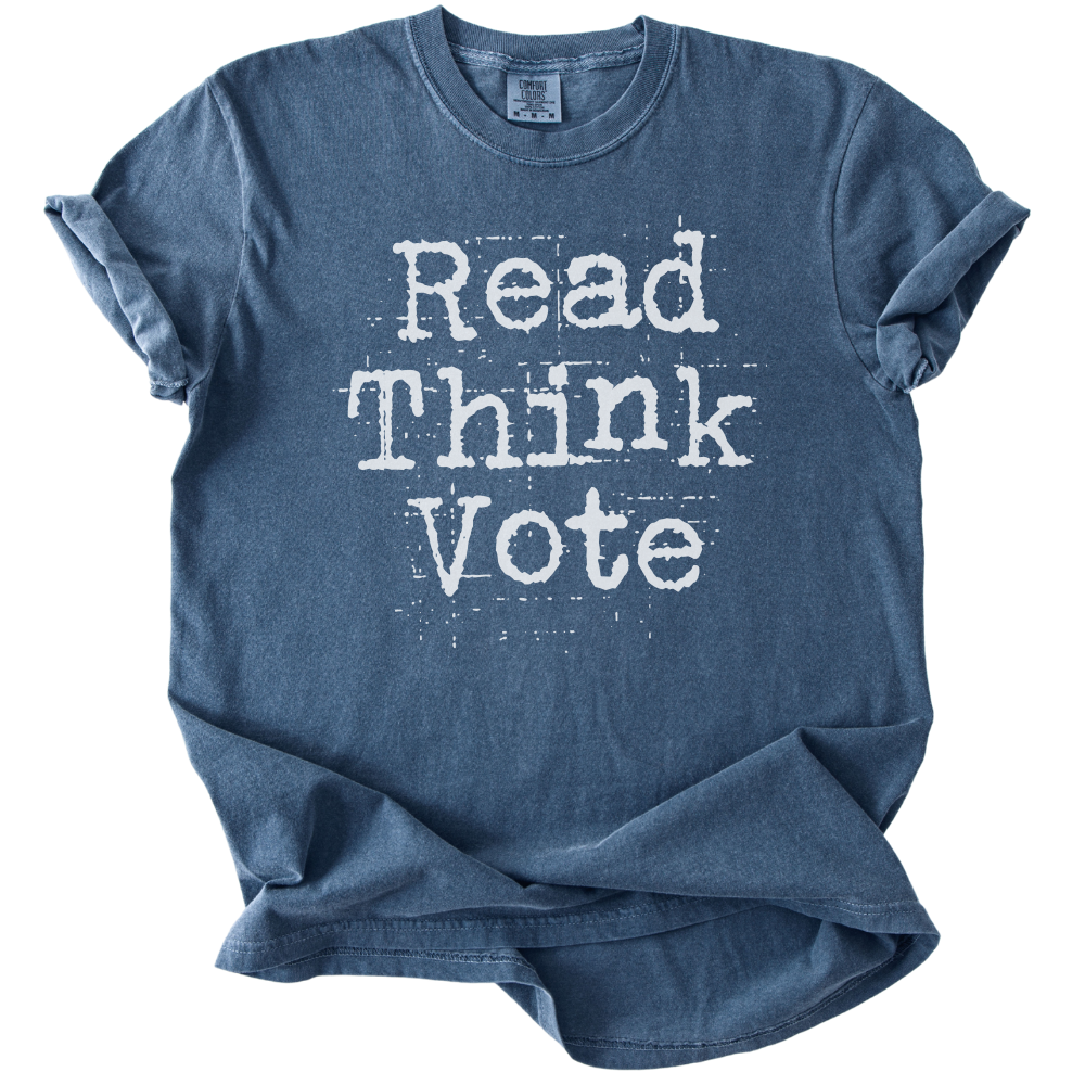 Read Think Vote Tee