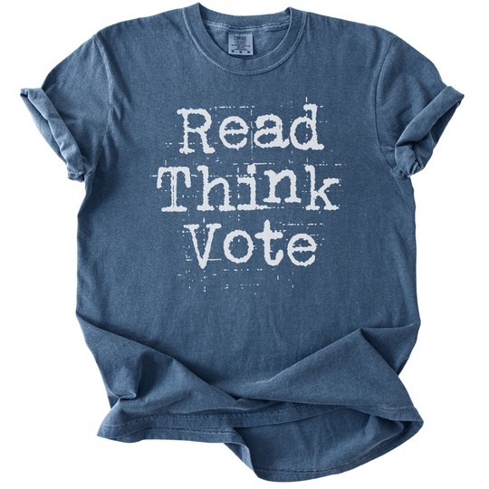 Read Think Vote Tee
