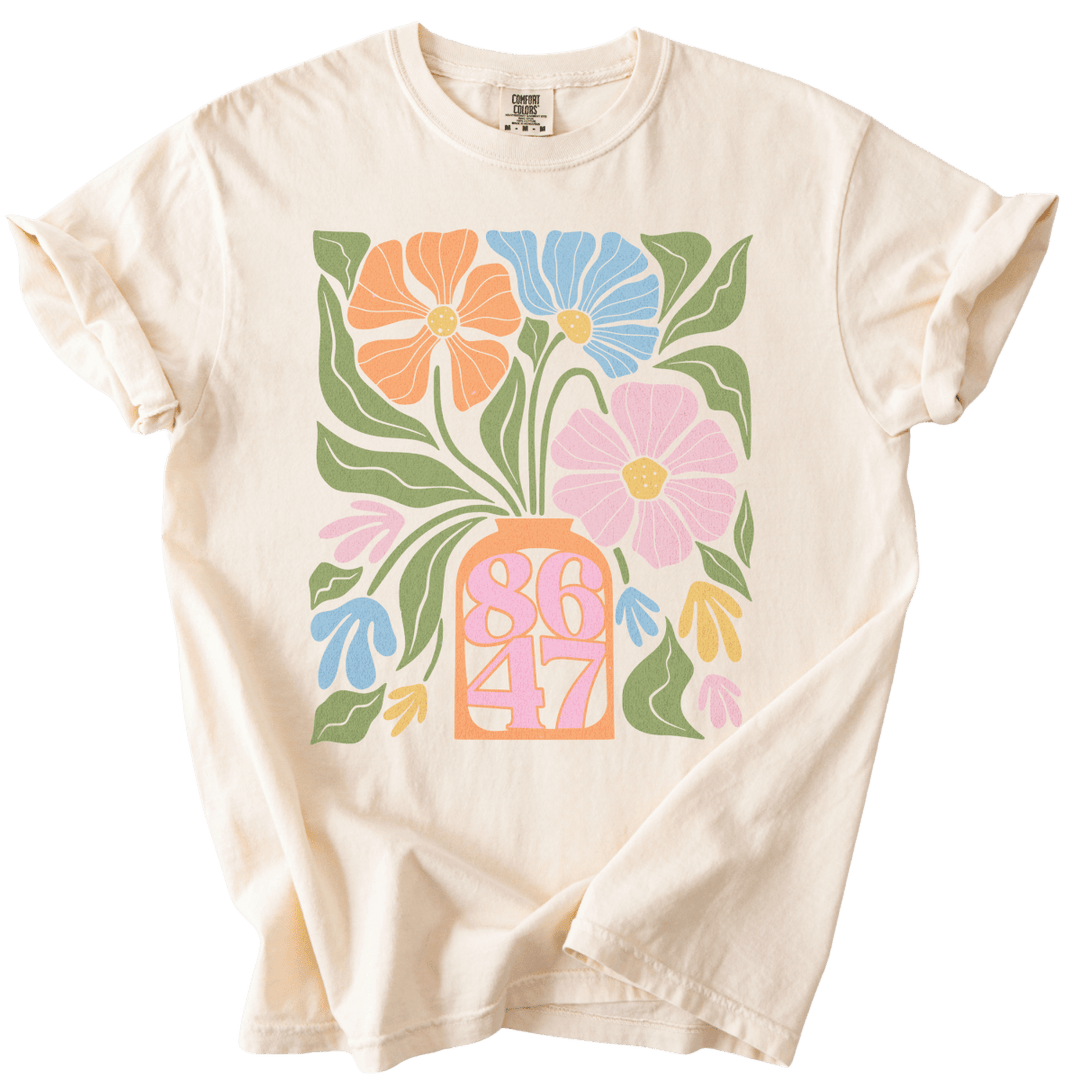 86 47 Pastel Floral Tee - The Rogue Petal Co. - T-Shirt
