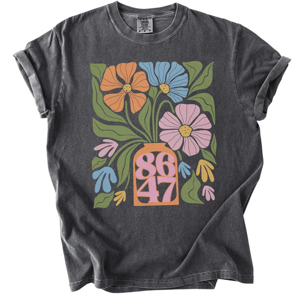 86 47 Pastel Floral Tee - The Rogue Petal Co. - T-Shirt