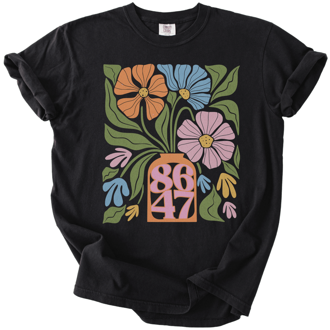86 47 Pastel Floral Tee - The Rogue Petal Co. - T-Shirt