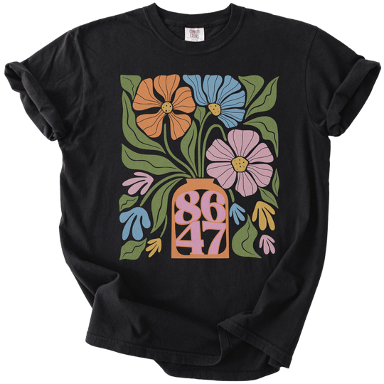 86 47 Pastel Floral Tee - The Rogue Petal Co. - T-Shirt