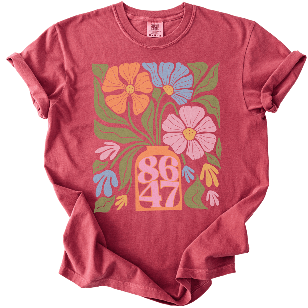 86 47 Pastel Floral Tee - The Rogue Petal Co. - T-Shirt