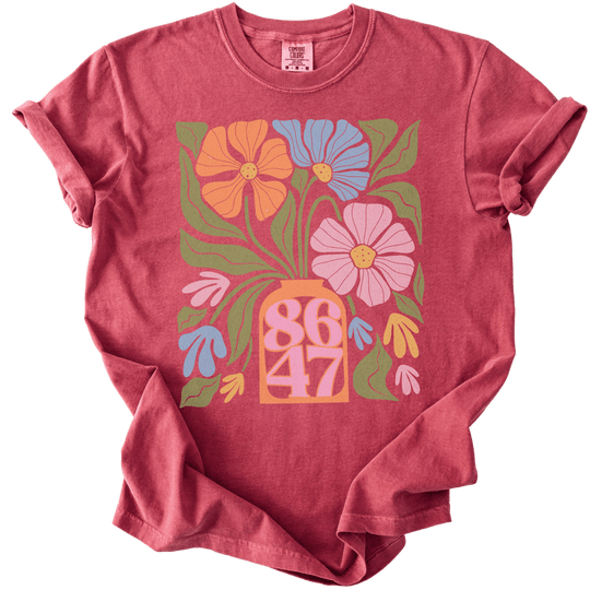 86 47 Pastel Floral Tee - The Rogue Petal Co. - T-Shirt