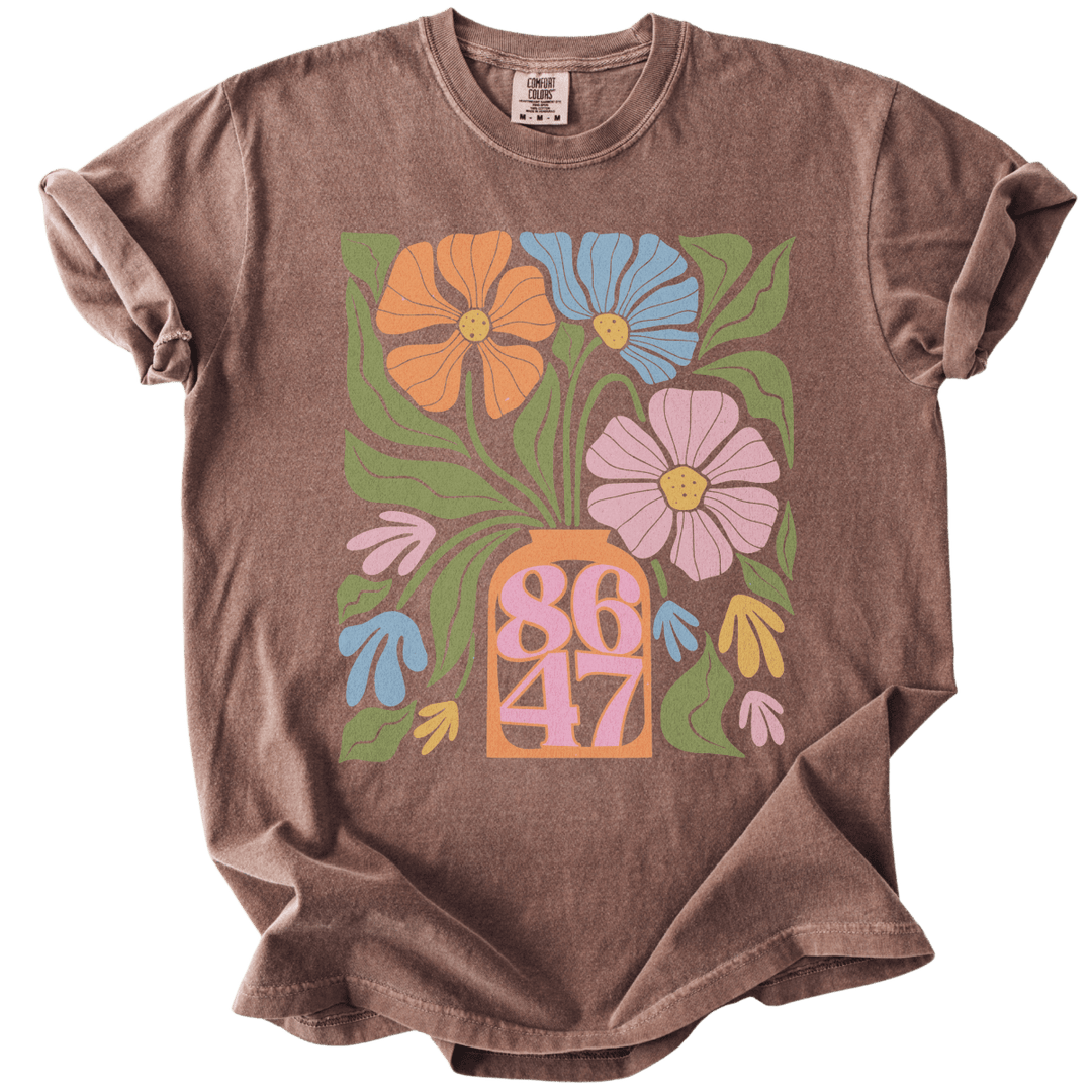 86 47 Pastel Floral Tee - The Rogue Petal Co. - T-Shirt