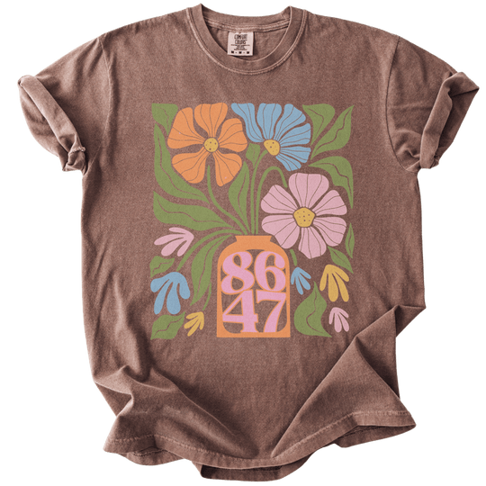 86 47 Pastel Floral Tee - The Rogue Petal Co. - T-Shirt
