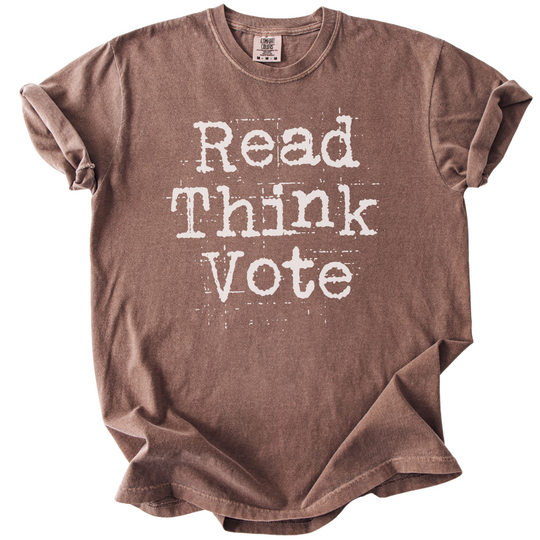 Read Think Vote Tee