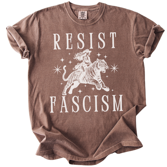 Resist Fascism Cowgirl Tee