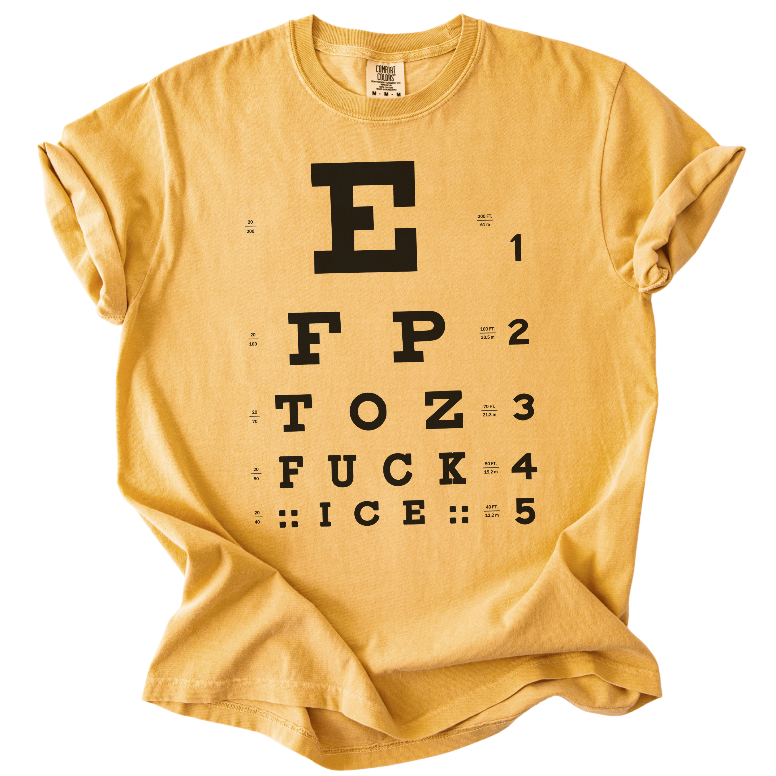 Eye Exam Subtle Fuck ICE Tee