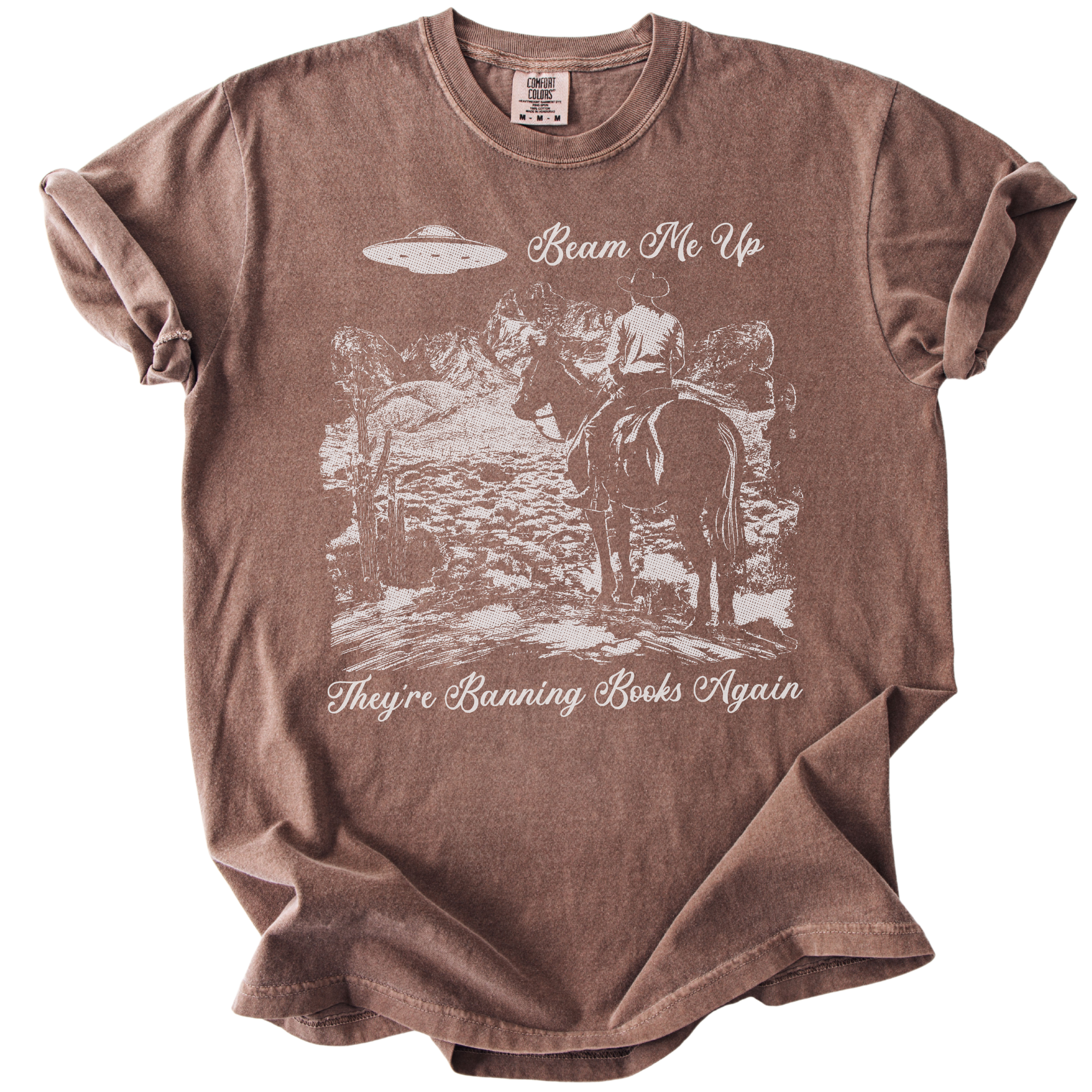 Beam Me Up They're Banning Books Again Tee