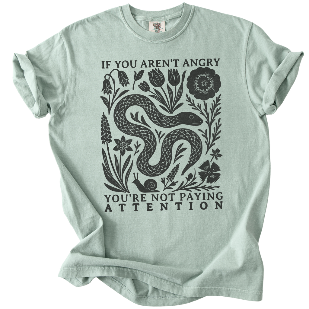 If You Aren't Angry You're Not Paying Attention Tee