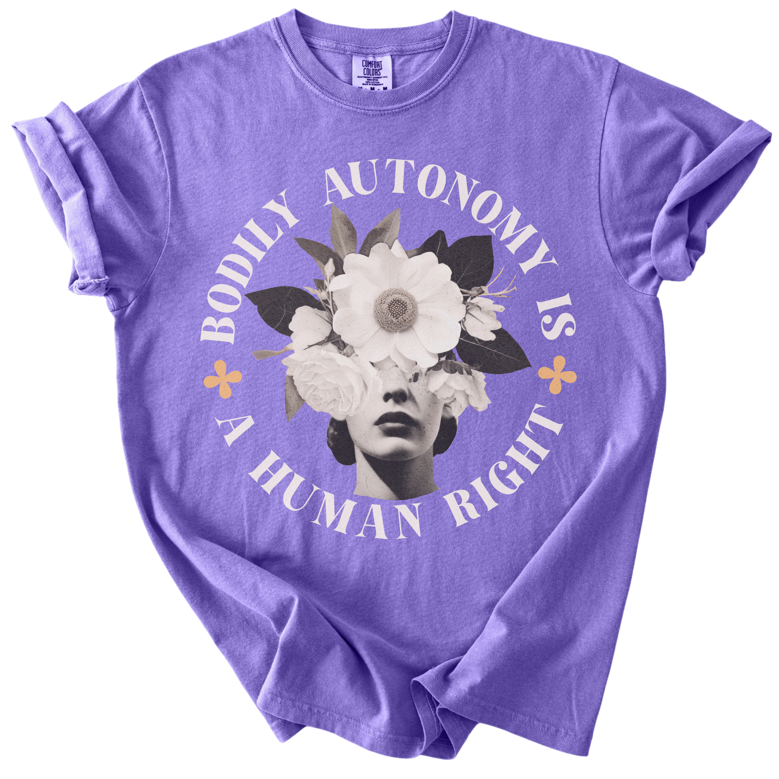 Bodily Autonomy is a Human Right Collage Tee