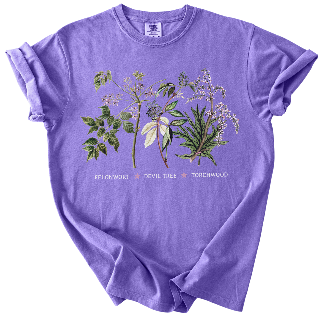 Felonwort Tee Devil Tree Torchwood Tee