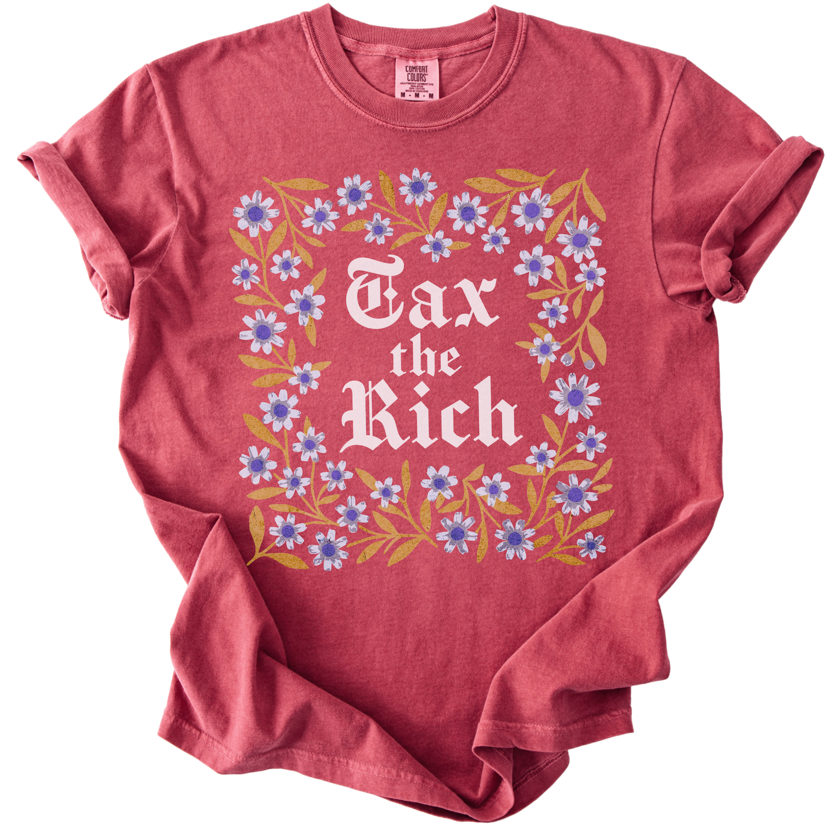 Tax The Rich Floral Tee