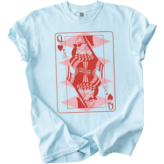 Subtle Fuck Trump Queen of Hearts Tee