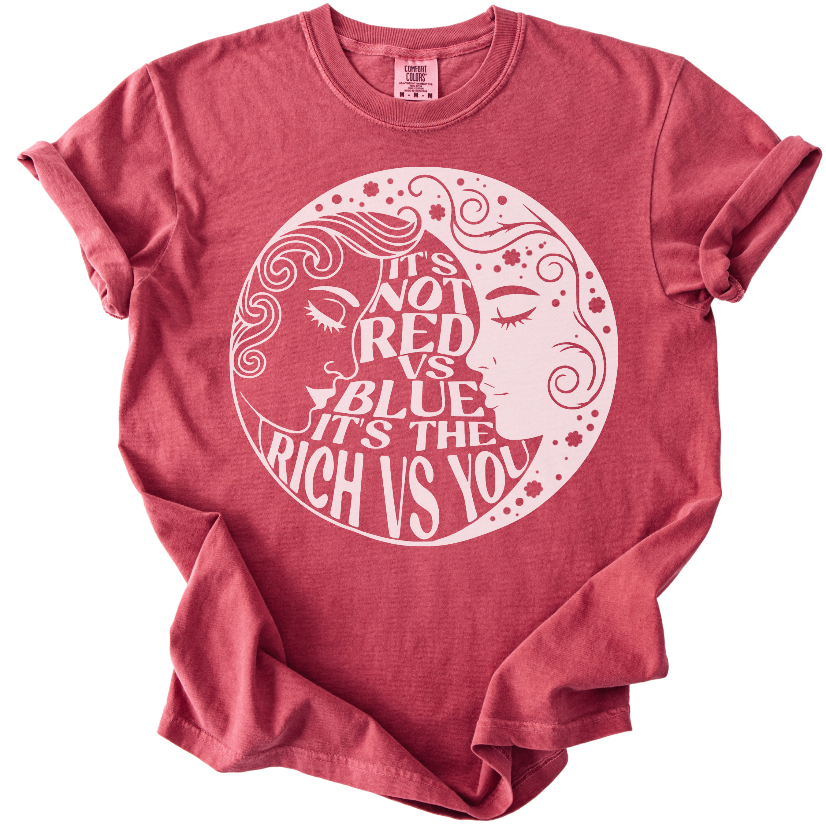 Not Red Vs Blue It's Rich Vs You Tee