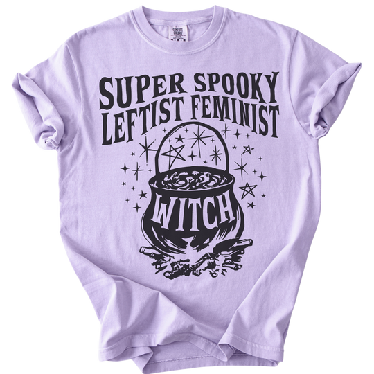 Super Spooky Leftist Feminist Tee