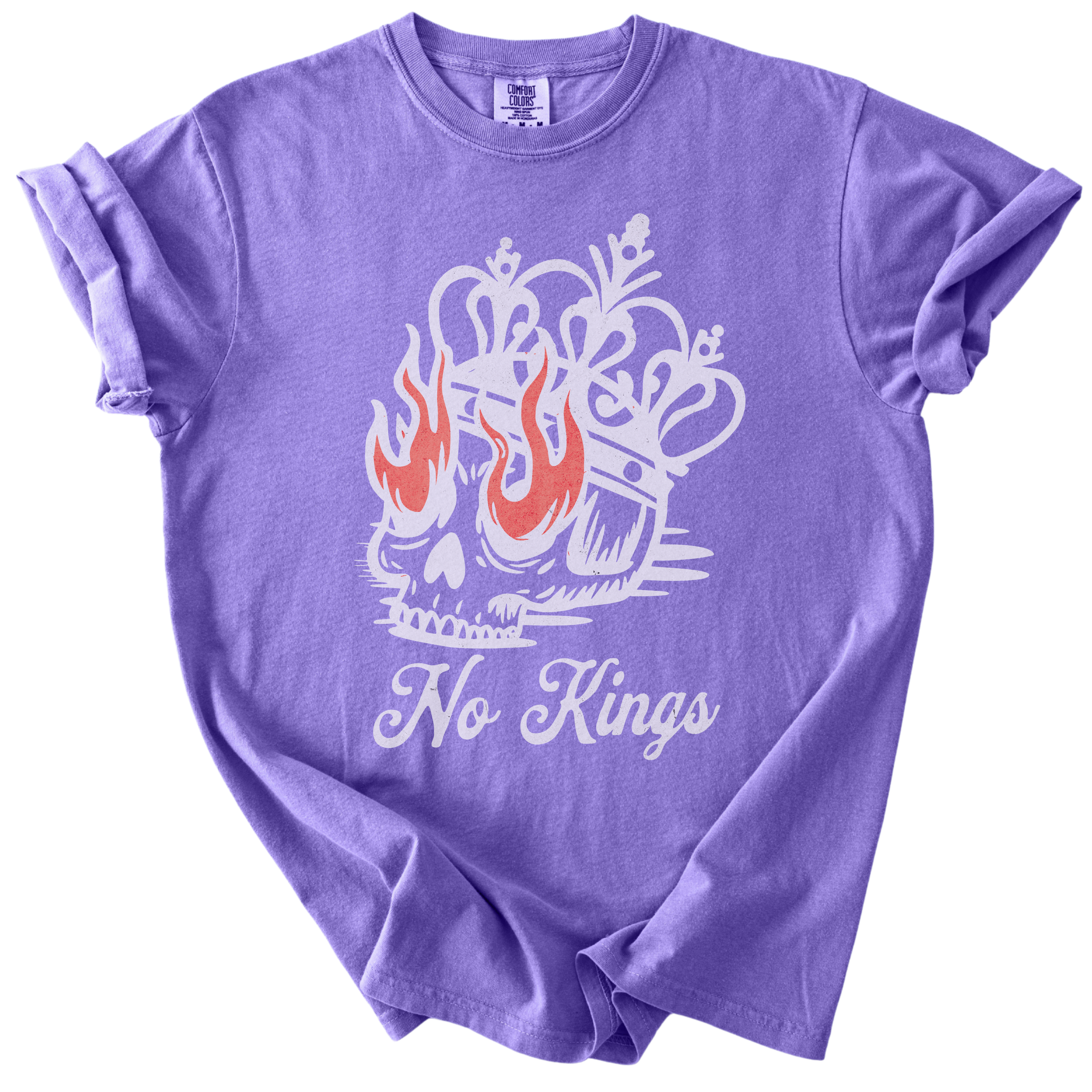No Kings Skull Tee
