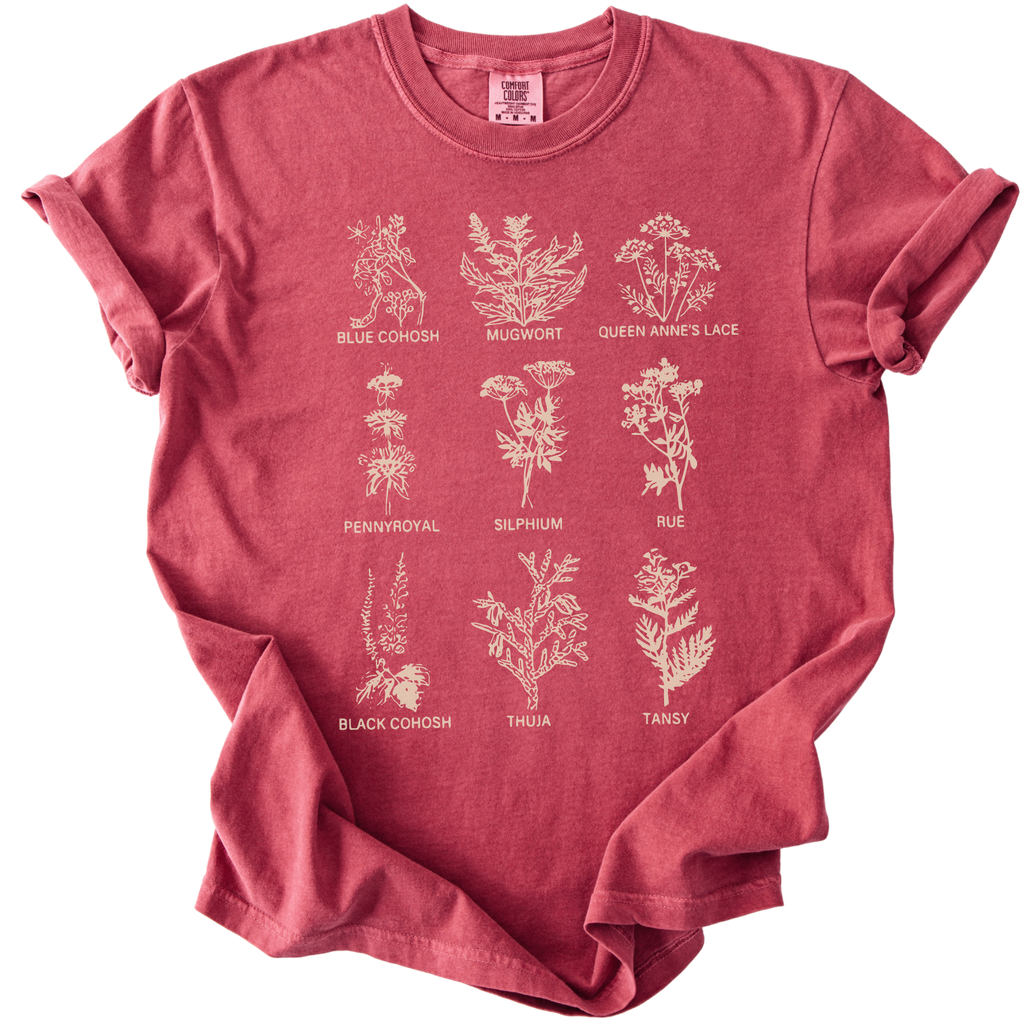 Subtle Pro Choice Abortion Herbs Tee