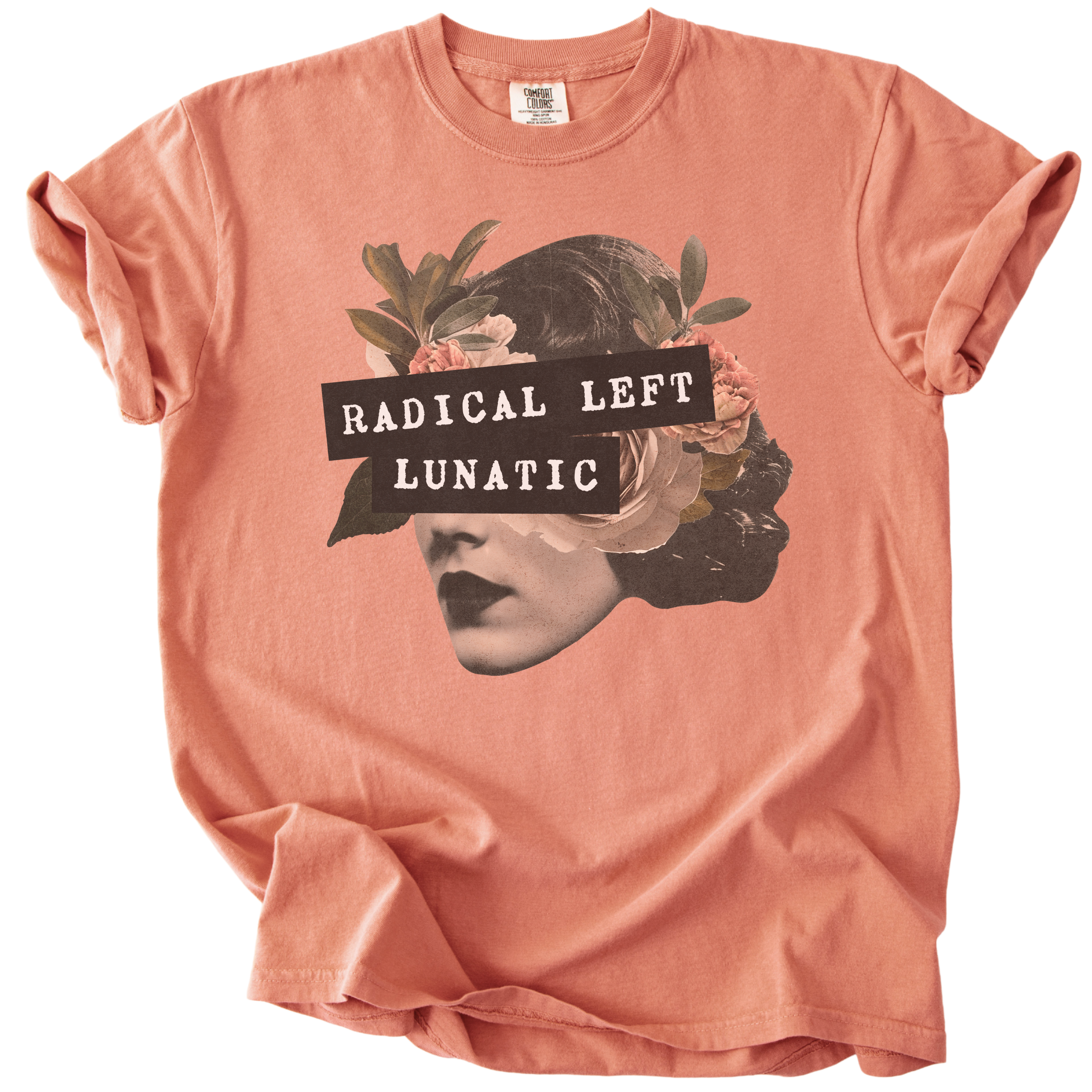 Radical Left Lunatic Collage Tee