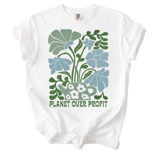 Planet Over Profits Boho Tee