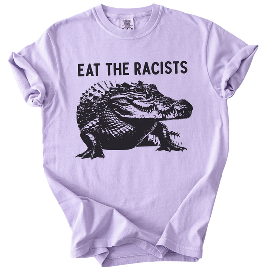 Eat The Racists Alligator Tee