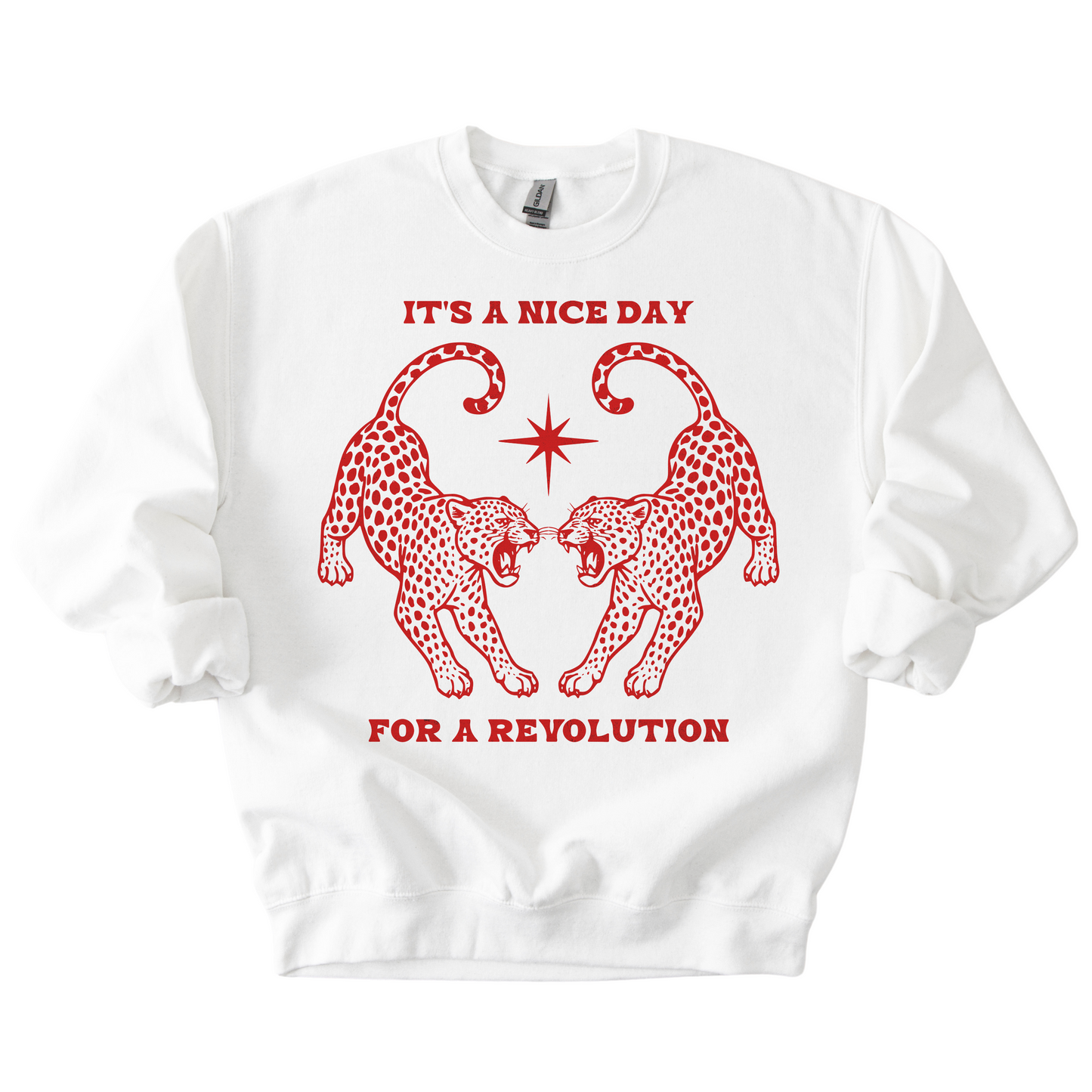 Nice Day For A Revolution Crewneck Sweatshirt