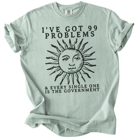 99 Problems Sun Tee - The Rogue Petal Co. -