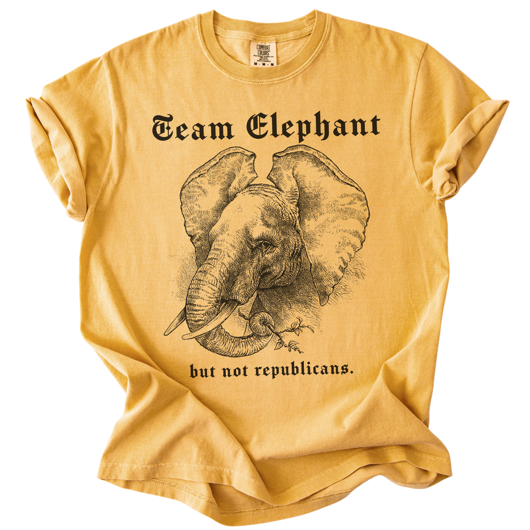 Team Elephant But Not Republicans Tee
